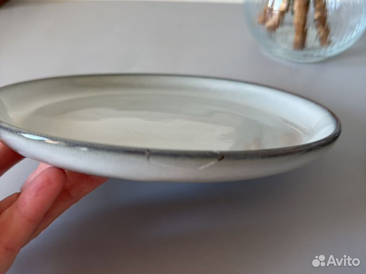 Посуда IKEA гладелиг синяя серая ваза икеа