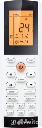 Настенный внутренний блок мульти сплит системы Electrolux eacs/I-07 HP FMI/N8 ERP