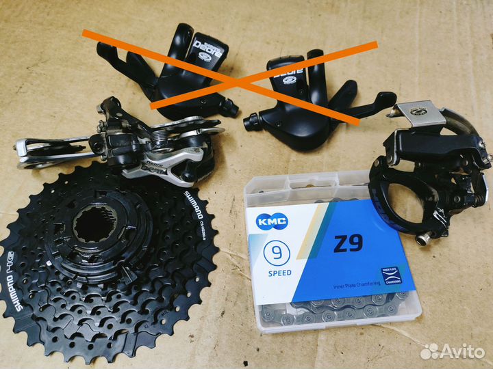 Компоненты Shimano Deore XT 8-9 скоростей