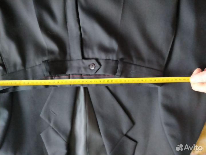 Мужской классический костюм черный 52 54