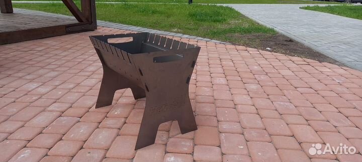 Мангал разборный 2 мм, дшв 490 330 400 мм