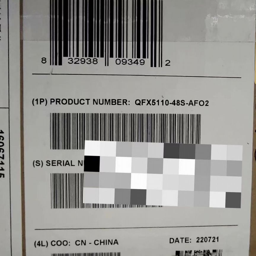 [QFX5110-48S-AFO2] Коммутатор Juniper Постоянная Лиц Qfx5110-48s-Afo2