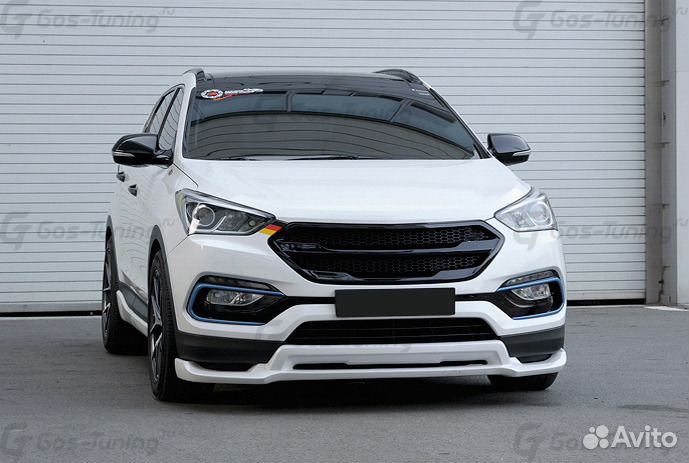 Тюнинг решетка радиатора RR на Hyundai Santa Fe DM