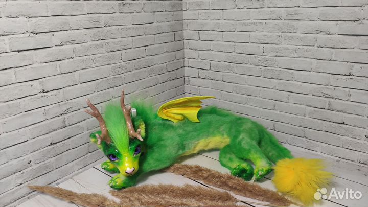 Игрушка ручной работы: уникальный подарок дракон