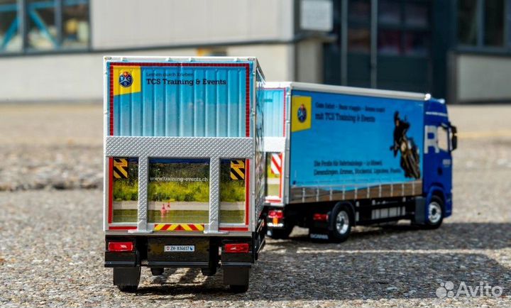 1/50 Scania Widmer прицеп фура Tekno трейлер