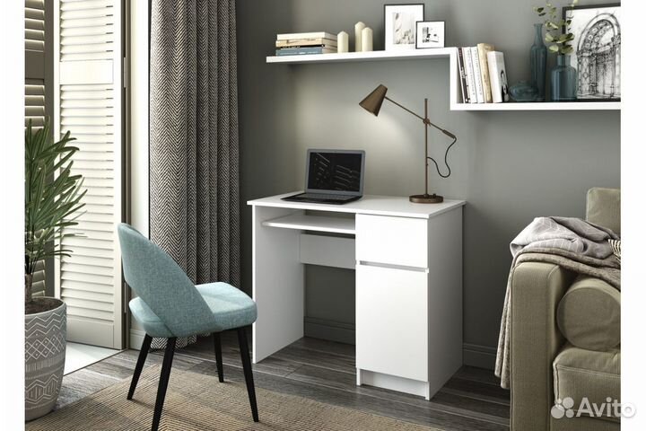 Стол белый Мори 0,9 м новый