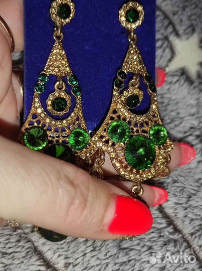 Серьги бижо