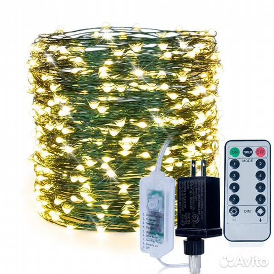 Гирлянда нить роса