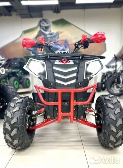 Детский квадроцикл 125 кубов Grizlik A125 красный