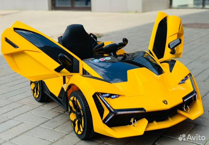 Электромобиль Lamborghini NEL-603 золотой 4WD