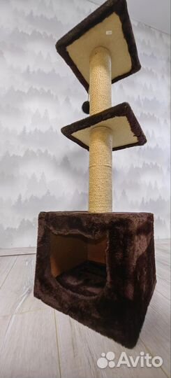 Домик для кошки с когтеточкой