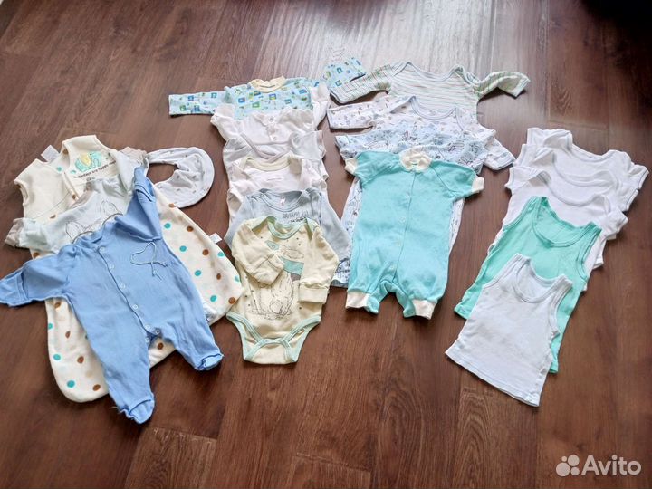 Детские вещи пакетом от 0 до года