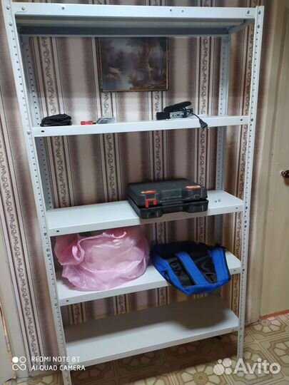 Стеллаж разборный металлический бу