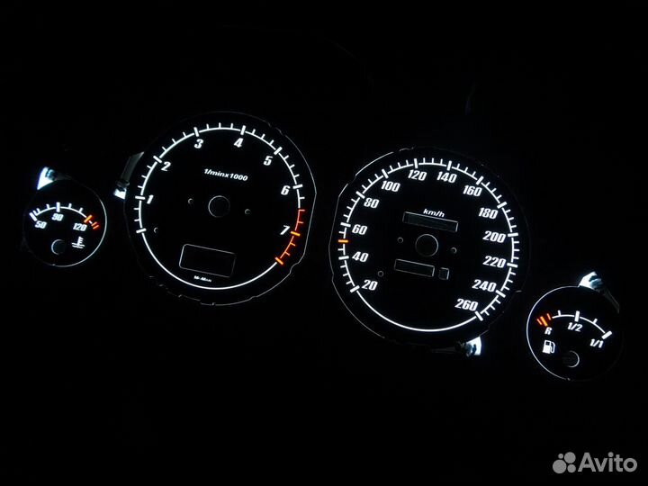 Шкалы приборов Audi 80 B3, B4 (86-96) V1