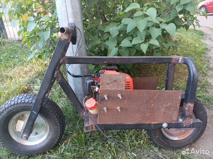 Самоделка мопед