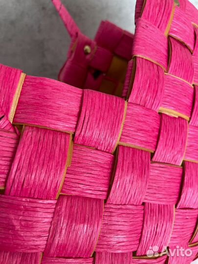 Корзина сумка плетенная