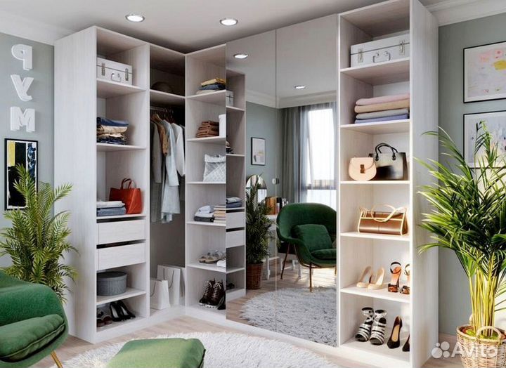 Гардеробная на заказ за короткий срок