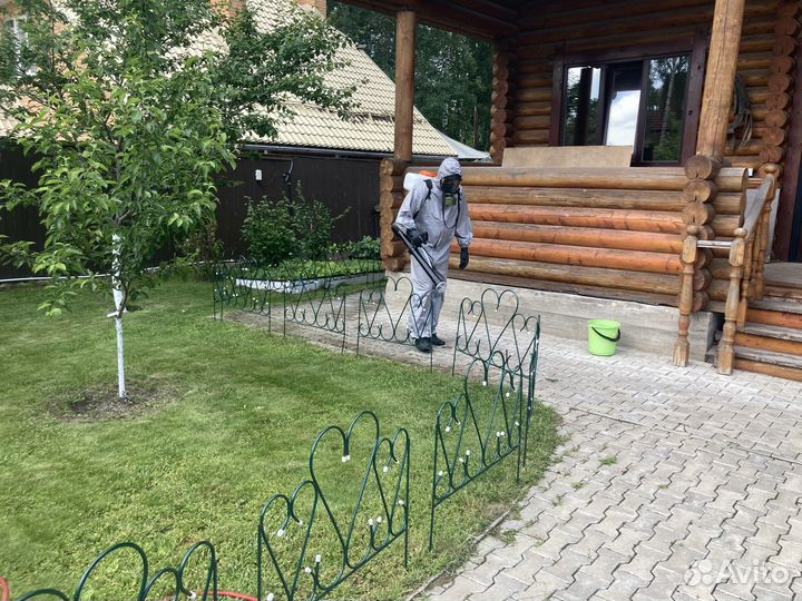 Обработка от клещей и комаров