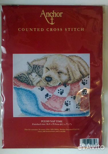 Новый набор для вышивания Anchor Время сна
