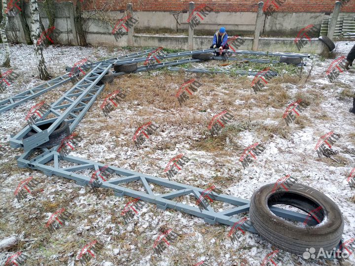 6x9 гараж ангар Быстровозводимый