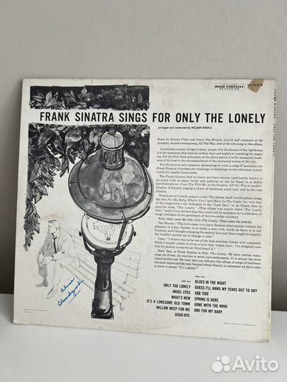 Пластинка Frank Sinatra- Only The Lonely