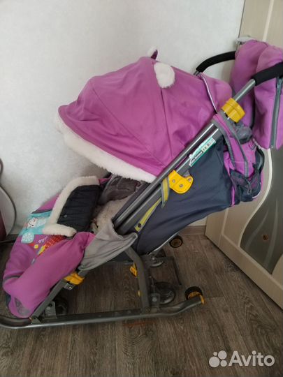 Коляска санки