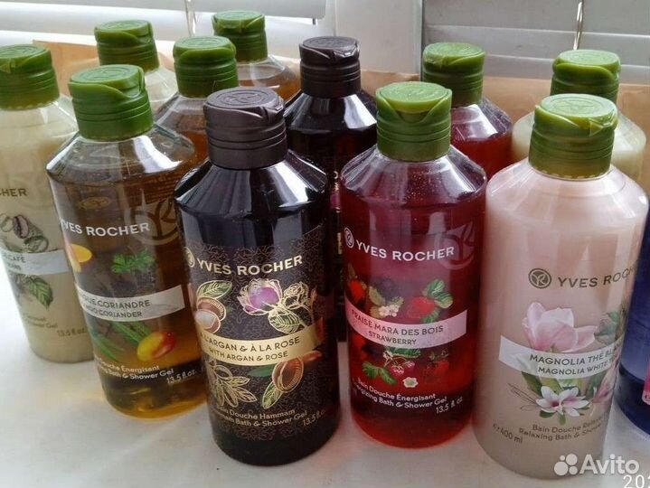 Гели для душа,400мл от Yves Rocher, разные