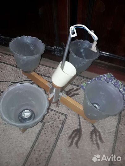 Люстра потолочная подвесная бу