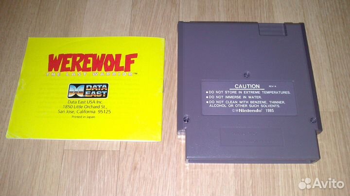 Werewolf Комплекты игр NES Оригинал