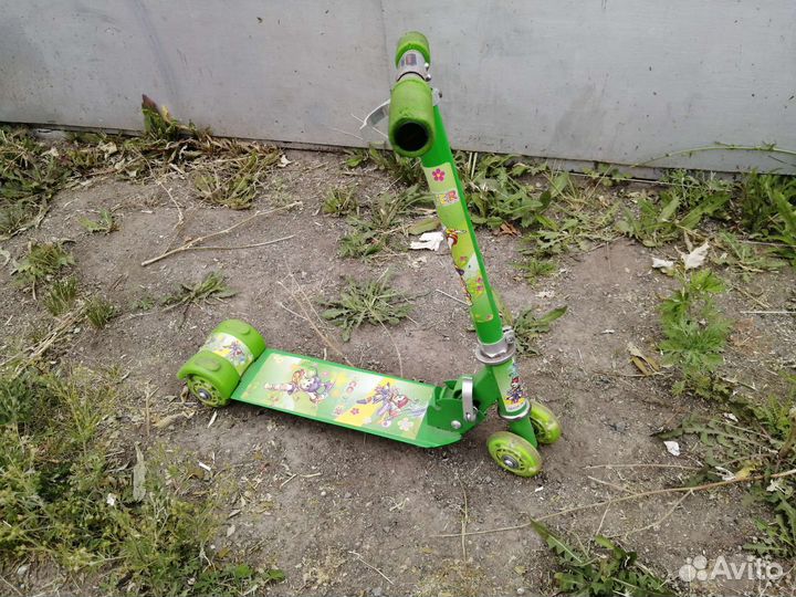 Самокат детский двухколесный бу