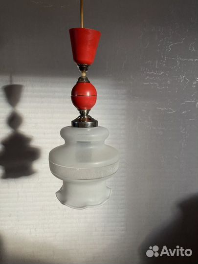 Люстра подвес цветок СССР