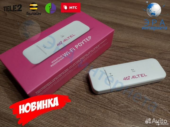 4G+ Модем с wi-fi W02
