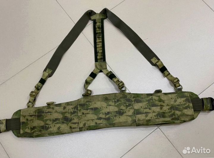 Боевой пояс с баллистическим пакетом и лямками Бр1