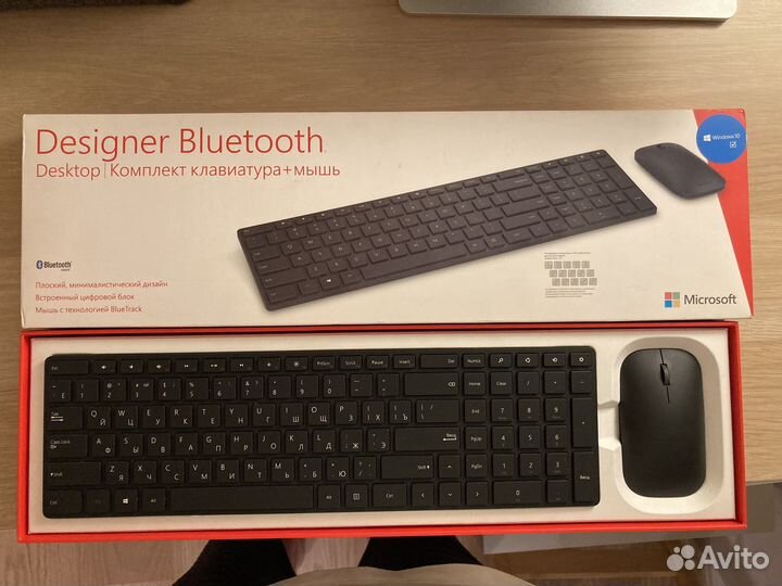 Microsoft Designer клавиатура + мыш