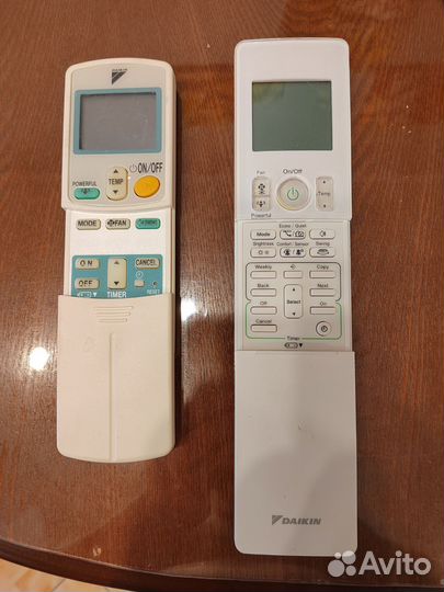 Пульты кондиционера Mitsubishi и daikin
