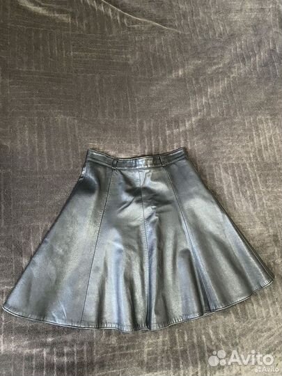 Юбка кожаная натуральная