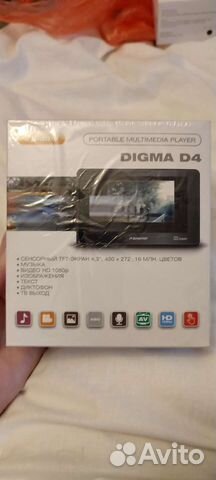 Портативный мультимедиа плеер Digma D4