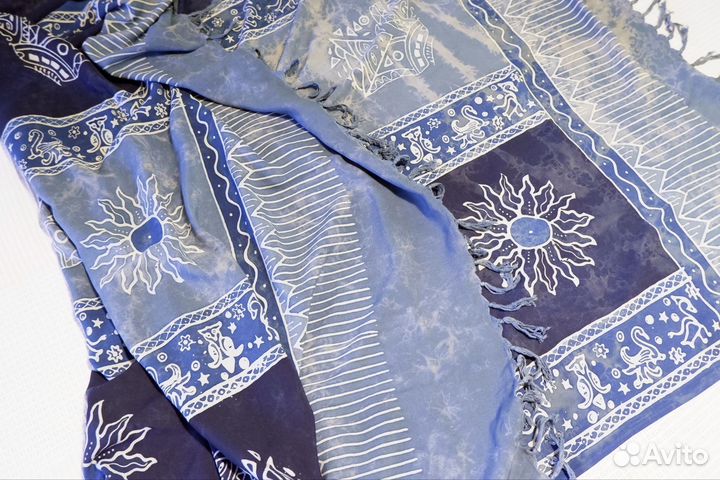 Палантин, покрывало тай дай