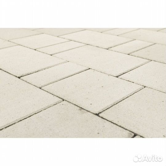 Тротуарная плитка Старый город Ландхаус белая h60