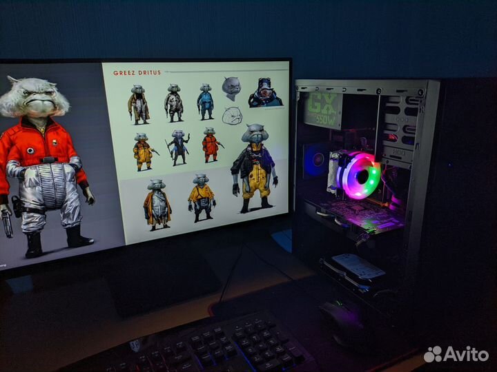 Игровой пк AMD R9 290 (rx570)