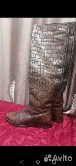 Сапоги женские натуральная кожа