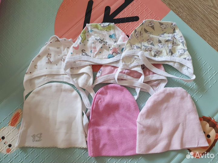 Детские чепчики шапки антицарапки