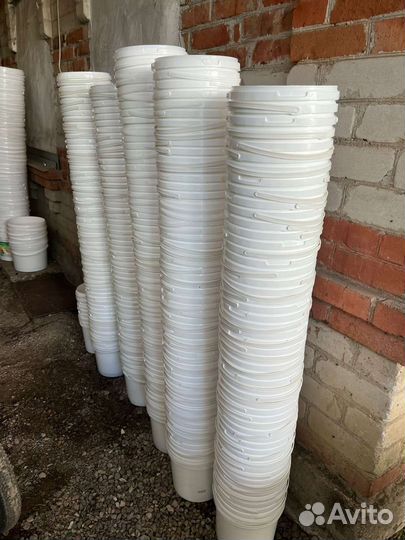 Бу ведра пластиковые 5 и 10 литров