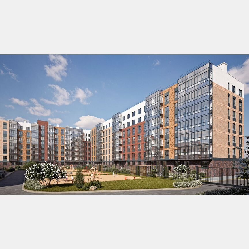 2-к. квартира, 68,8 м², 2/25 эт.