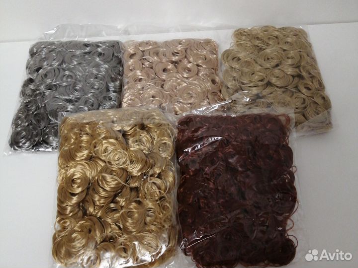 Волосы для кукол 70 гр кудряшки