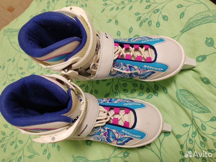 Коньки детские, nordway размер 34 - 37