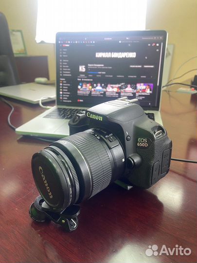 Canon 650D Фотоаппарат Камера Отличное состояние