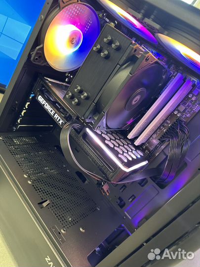 Игровой пк Ryzen 5 3600/32gb/RTX 3060ti+монитор