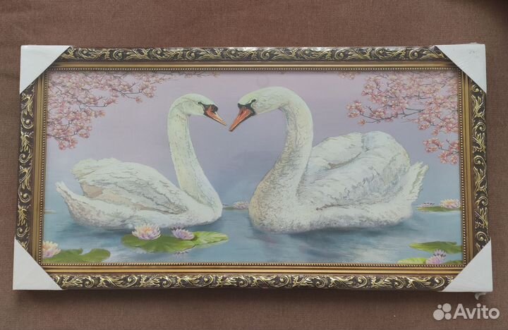 Картина Белые лебеди