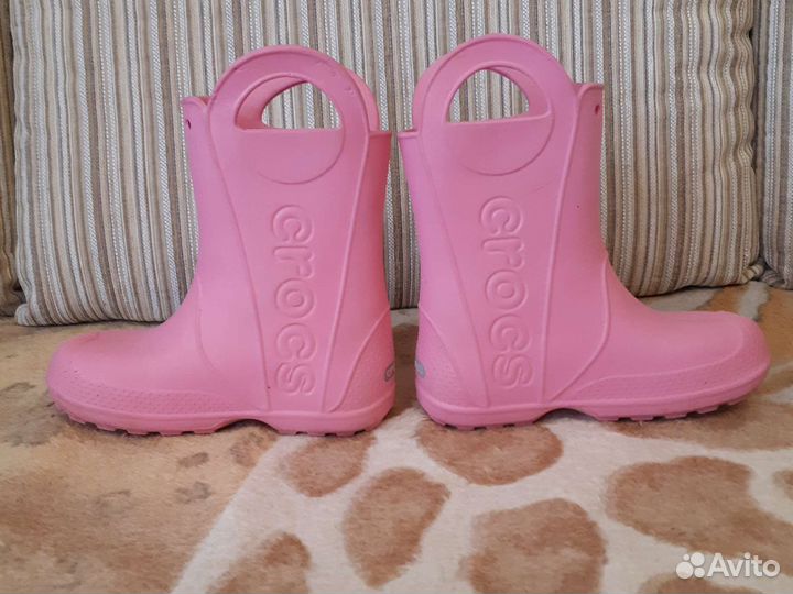 Резиновые сапожки Crocs для девочки